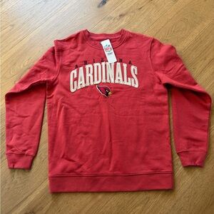 NFL NWT S Arizona Cardinals red pullover sweater sweatshirt
